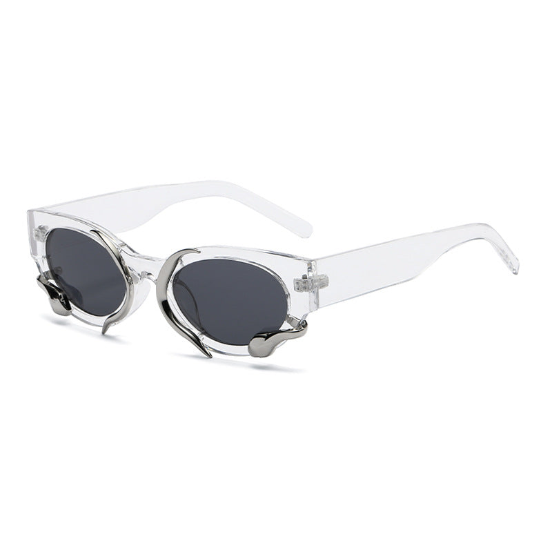 Wholesale Oval Frame PC Sunglasses